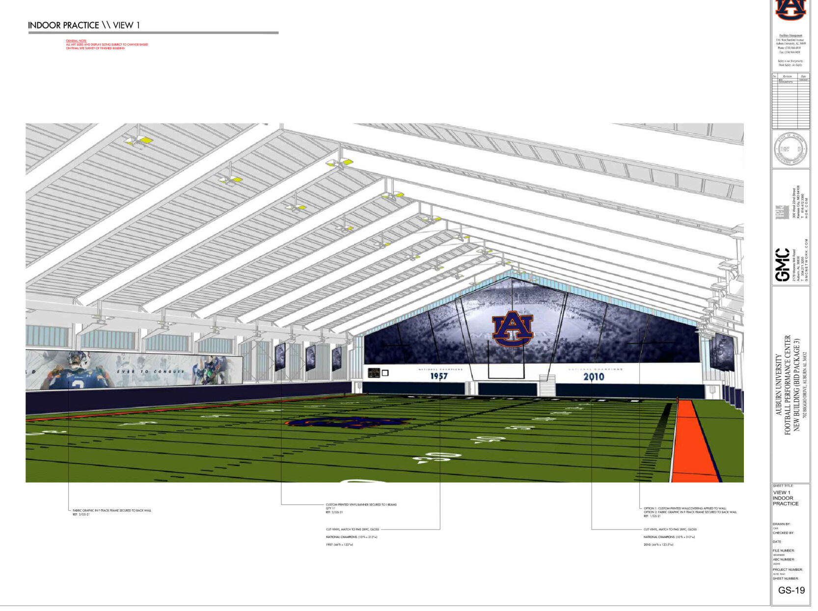 Auburn Football Performance Facility renderings